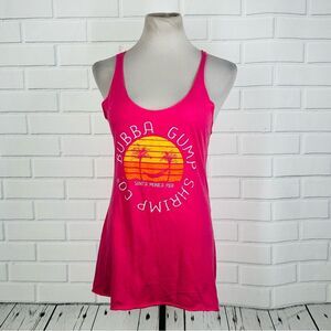 10/$25🦋 Boutique Hot Pink BUBBA GUMP SHRIMP CO. Racerback Tank - Size Medium